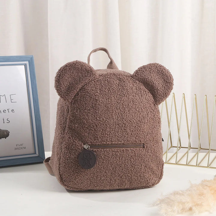 TeddyBuddy schooltas voor kleuters, compacte dagrugzak voor schoolbenodigdheden en snacks, makkelijk mee te nemen.