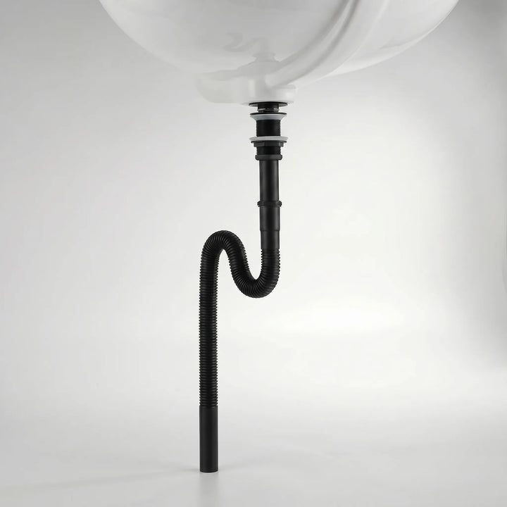 Duurzame messing pop-up afvoer, flexibel telescopisch ontwerp voor badkamer en keuken wastafels.