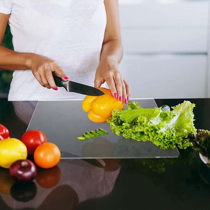 Veilige acryl hakplank voor het snijden van groenten en vlees, met antislip; een must-have voor elke chef-kok.