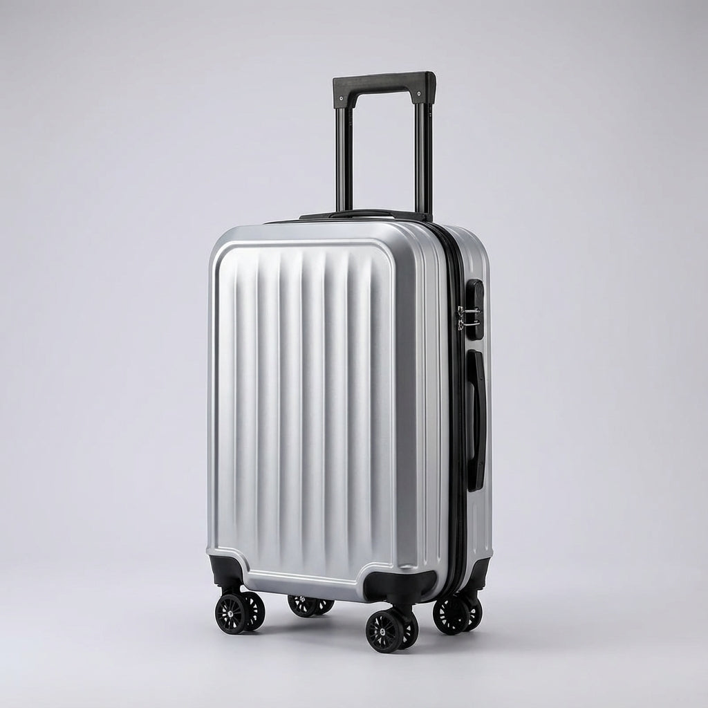 Traveon geribbelde reiskoffer, betrouwbare en wendbare bagage voor al je vakanties.