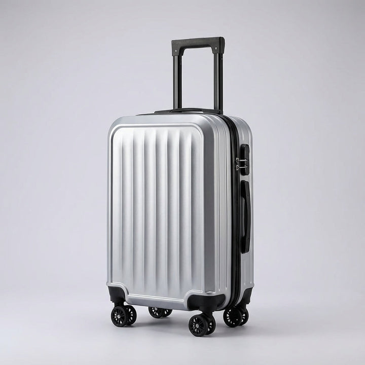Traveon geribbelde reiskoffer, betrouwbare en wendbare bagage voor al je vakanties.