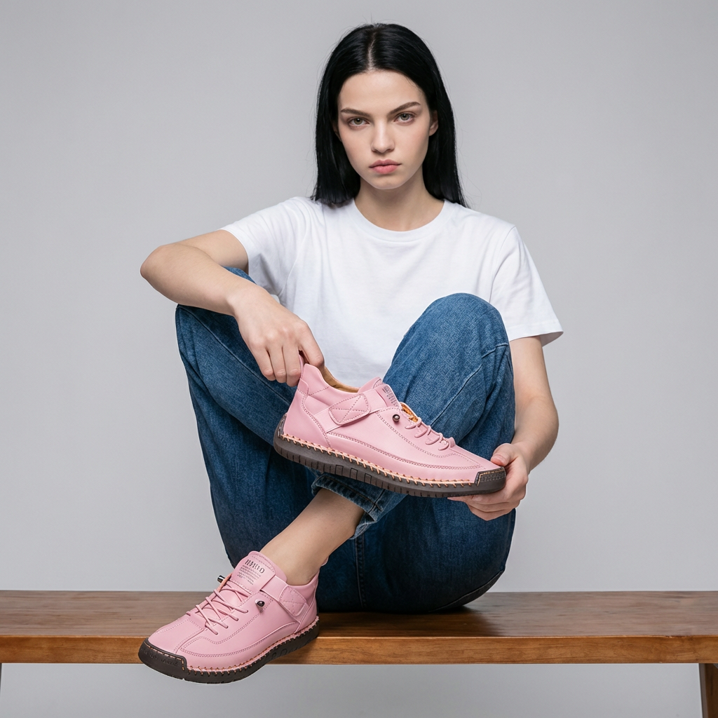 Witte lage dames sneakers met veters, perfect voor actieve dagen en modieuze damesmode.
