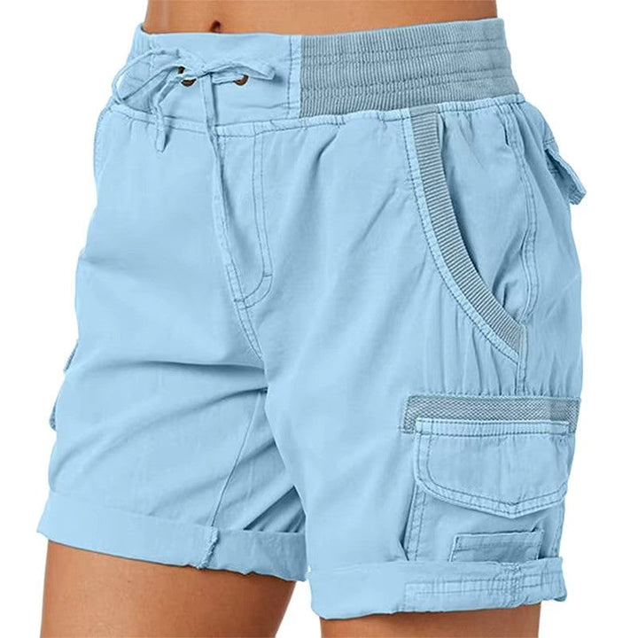 Lichte dames strandshorts met lage taille, ideaal voor zomerse dagen, modieus en super comfortabel.
