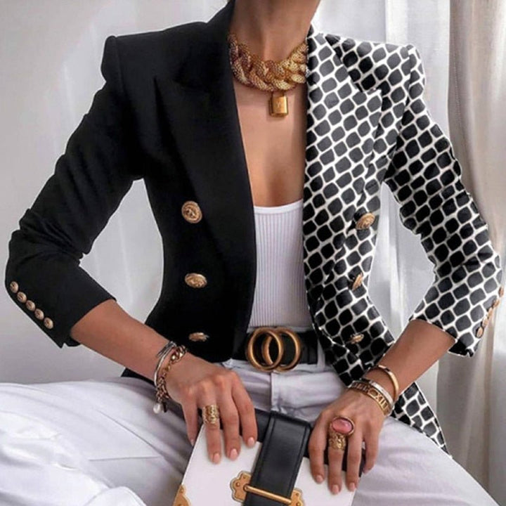 Trendy HarrietsJacket dames blazer jasje, veelzijdig voor casual en elegante looks. Perfect voor voorjaar/najaar.