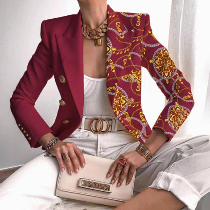 Stijlvolle HarrietsJacket damesjas, deze trendy blazer is perfect voor zowel formele als informele gelegenheden.