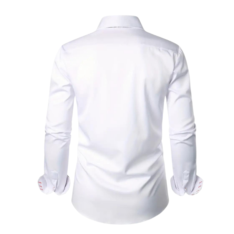 Comfortabel trendy herenoverhemd, slim fit, perfect voor een avondje uit of feestelijke bijeenkomsten.