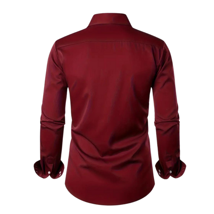 Trendy slim fit herenoverhemd, perfect voor de modebewuste man en stijlvolle avondkleding.