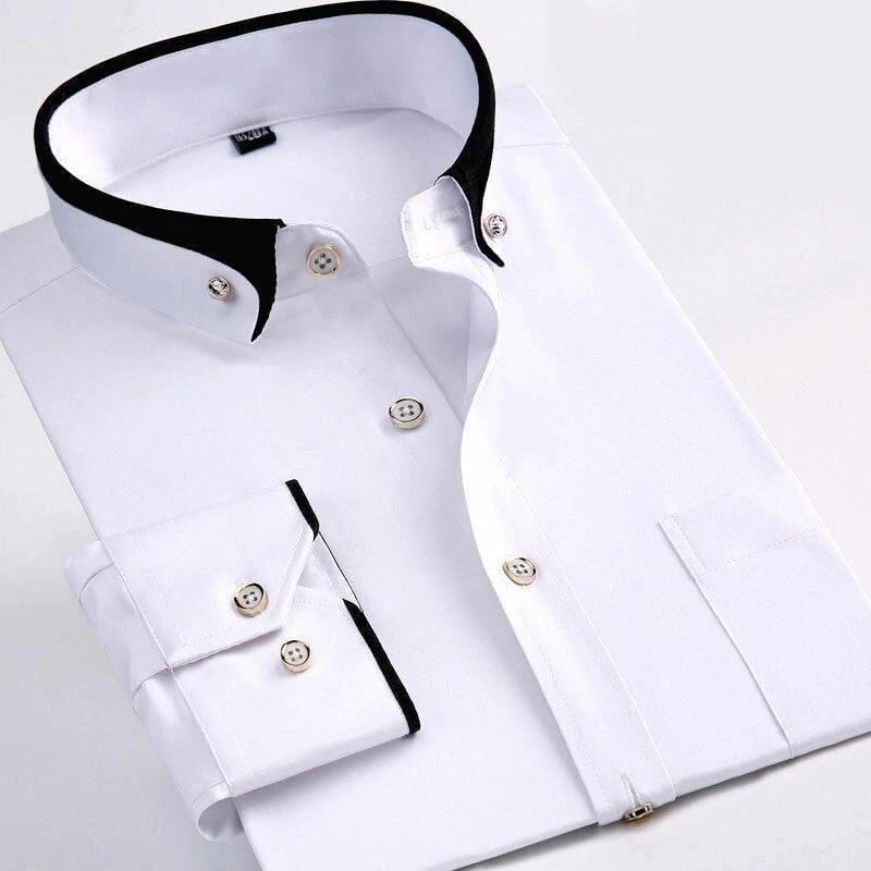 Stijlvol heren overhemd Victor, comfortabel en modieus voor een elegante look, verkrijgbaar in diverse kleuren.