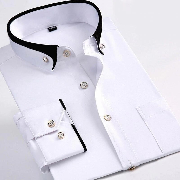 Stijlvol heren overhemd Victor, comfortabel en modieus voor een elegante look, verkrijgbaar in diverse kleuren.