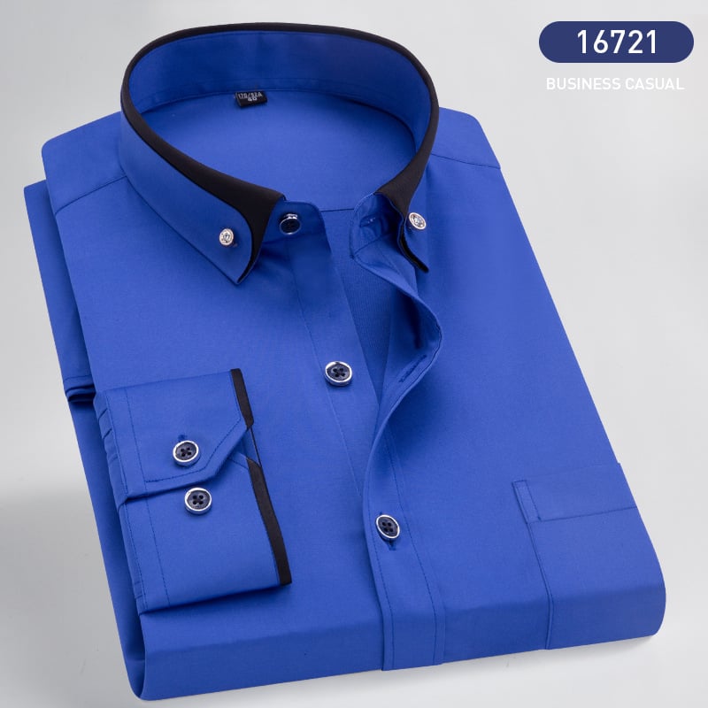 Heren overhemd Victor in diverse kleuren, elegant en comfortabel, perfect voor een modieuze zakelijke of casual stijl.