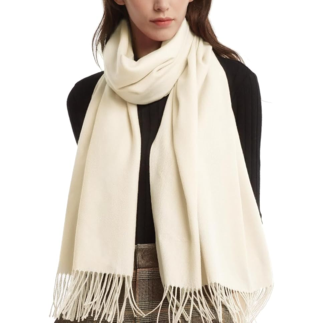 Elegante dames pashmina sjaal Eleanor, een zacht en warm winter accessoire. Ideaal als omslagdoek of feestaccessoire.