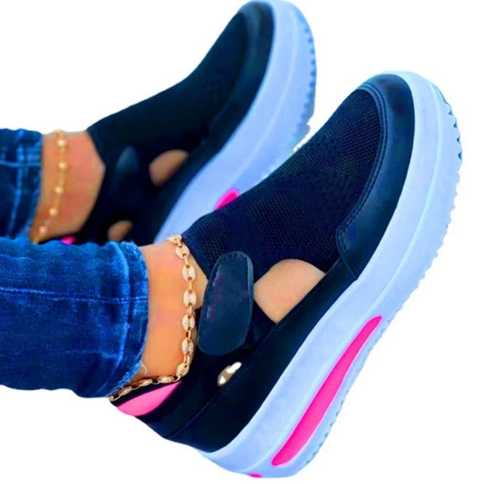 Modieuze Trimmz™ dames sportschoenen met handige klittenbandsluiting, perfect voor optimaal dagelijks comfort.