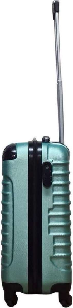 Compacte en ruime bagageset van 2 koffers met sterk ABS-materiaal en handige zwenkwielen.