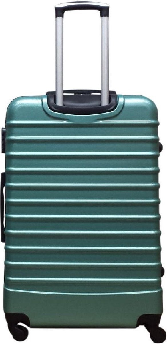 Betrouwbare Napoli kofferset met sterke hardcase buitenkant en comfortabele handgrepen voor uw vakantie.