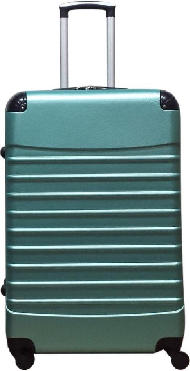 Essentiële 2-delige reiskofferset van hardcase materiaal, ontworpen voor comfort en duurzaamheid onderweg.