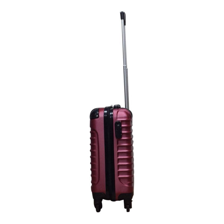 Zwarte 2-delige harde reiskoffer set, biedt optimale bescherming voor uw spullen. Essentiële bagage voor elke reis.