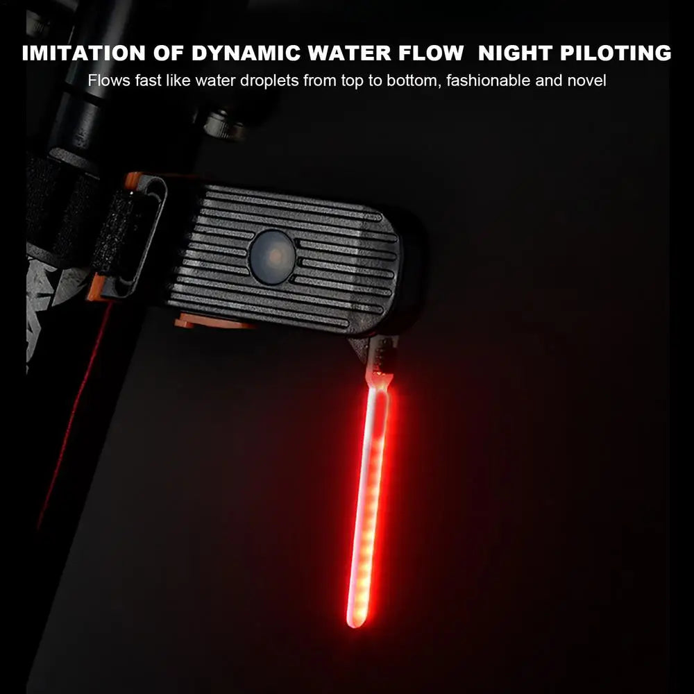 Ultrahelder LED achterlicht voor fiets, verhoogt de fietsveiligheid aanzienlijk, met krachtige verlichting.