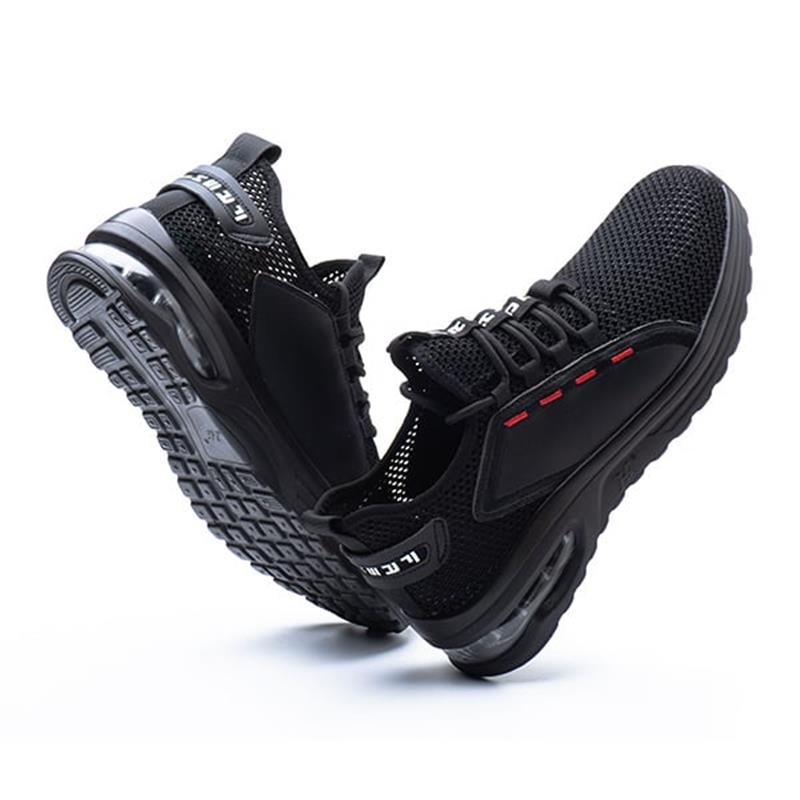Veelzijdige SteelFlex One werkschoenen, unisex, stalen neus, kevlar, diverse industriële omgevingen.