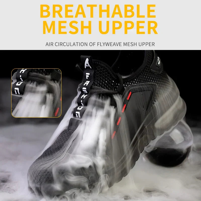 SteelFlex One veiligheidsschoenen met stalen neus en anti-lek kevlar zool voor superieure bescherming.