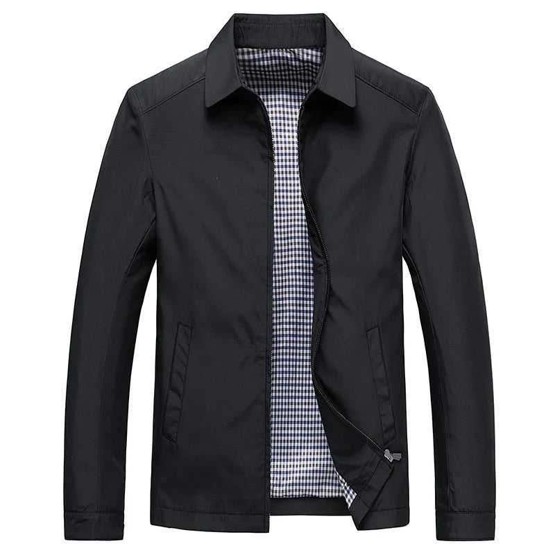 Ultralichte waterdichte heren regenjas. Ideaal windjack voor buitenkleding, wandelen of als casual tussenjas.