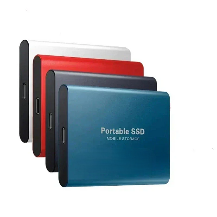 Ultrasnelle SpeedDrive Pro externe SSD 2TB voor snelle dataopslag op PC en Mac via USB 3.1 Type-C.