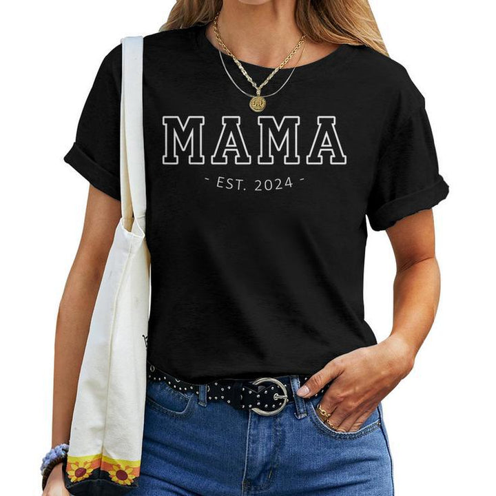 Comfortabele sweater met subtiel borduurwerk van familienamen