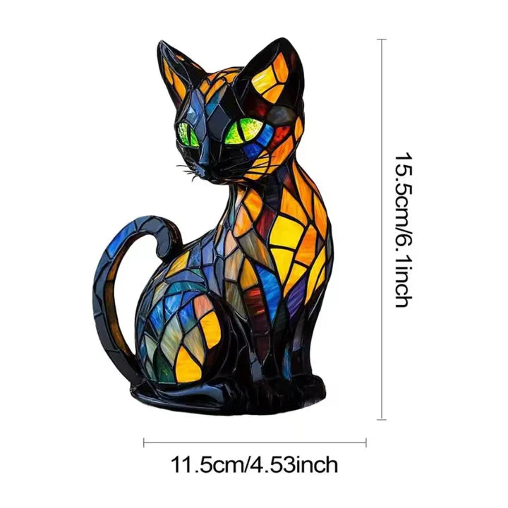 Veelzijdige kattenlamp: tafellamp, nachtlampje en unieke sfeervolle decoratie voor elk interieur.