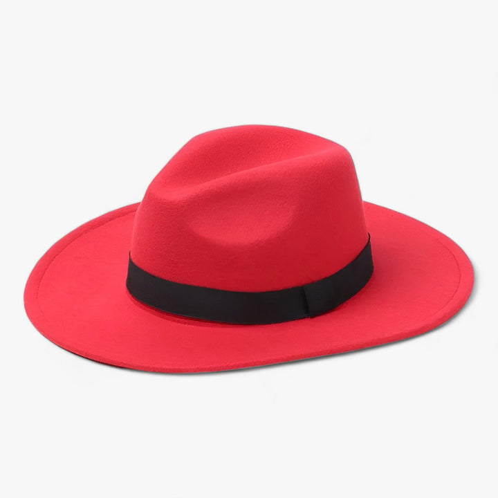 Klassieke vilten fedora, uniseks design met een comfortabele pasvorm van wol.