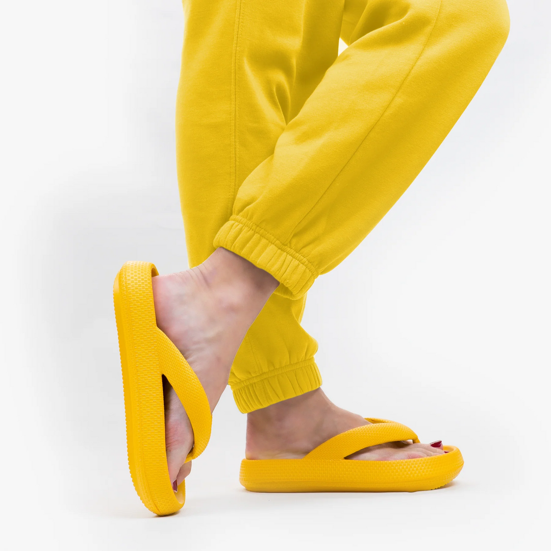 Uniseks Leona wolkenzachte flip flops. Lichtgewicht comfort sandalen voor dagelijks welzijn, ideaal voor heren & dames.