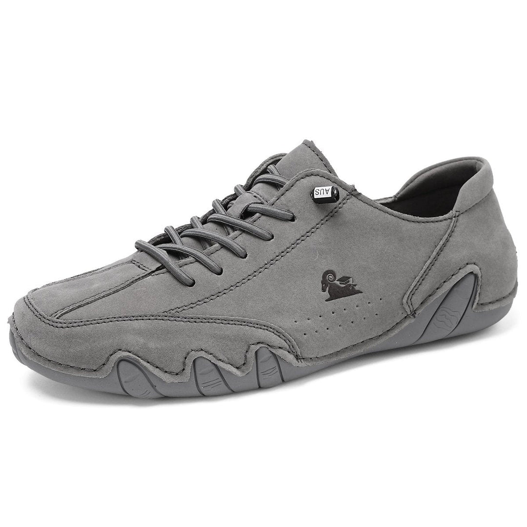 Uniseks barefoot schoenen van leer, perfect voor dagelijks natuurlijk loopcomfort.