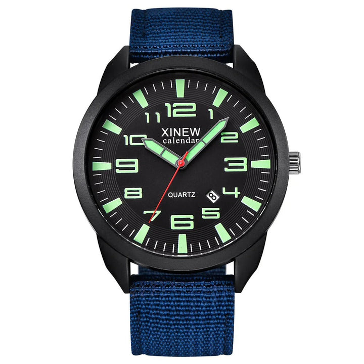 Veelzijdig Lumo uniseks quartz horloge. Elegant design met lichtgevende wijzerplaat, kalender en comfortabele metalen band.