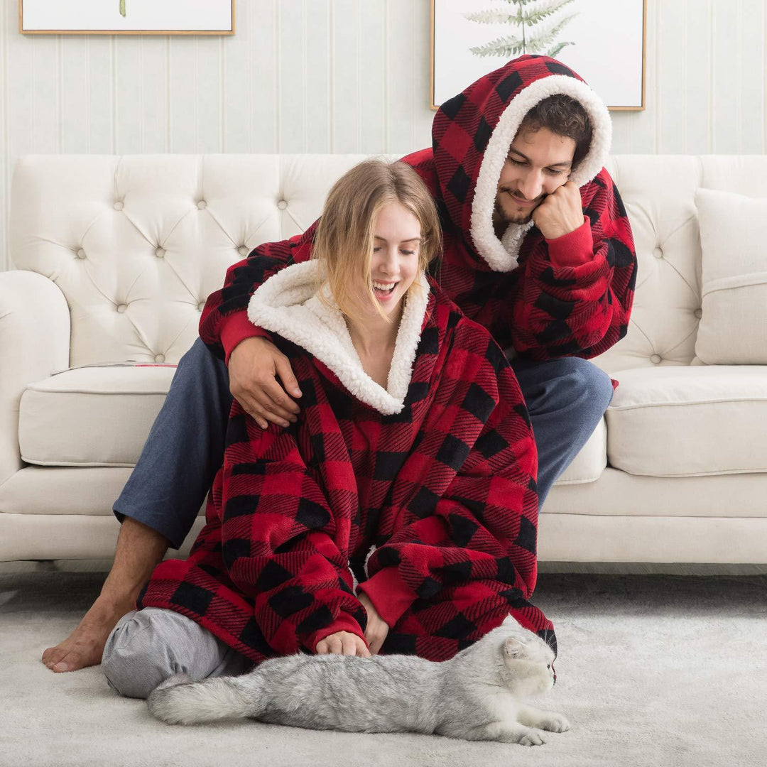 Uniseks oversized fleece hoodie Noah. Warme comfortabele winterkleding voor casual en relaxte momenten.