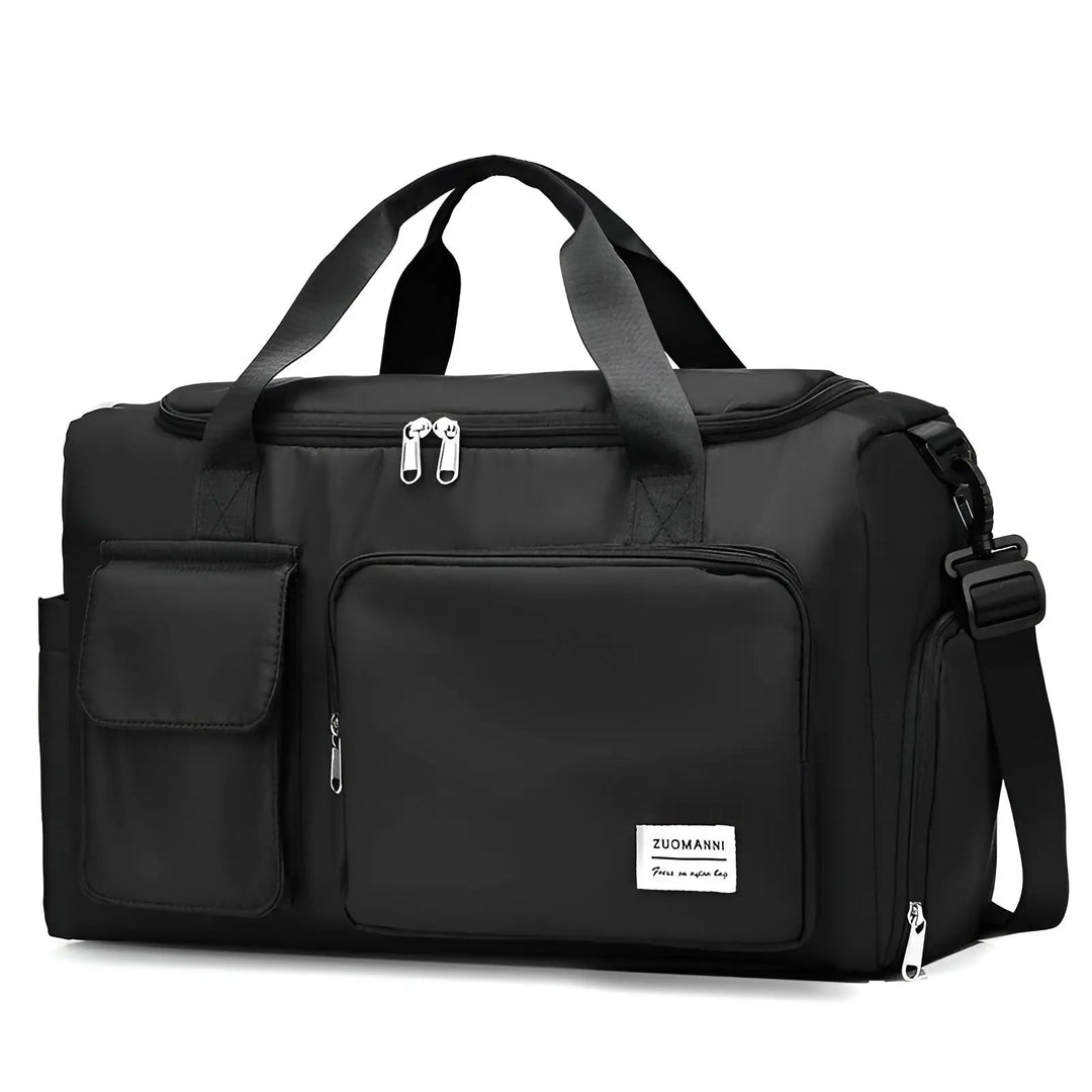 Luxe uniseks reistas van waterdicht nylon, perfect voor georganiseerd en zorgeloos reizen.