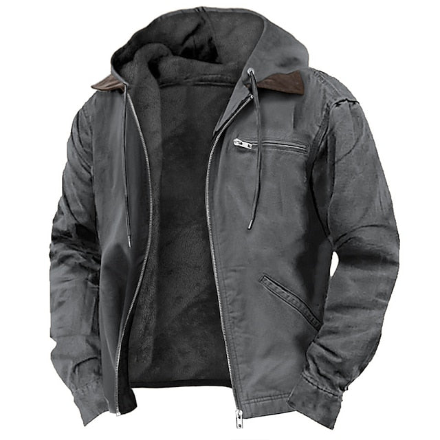 Warme, winddichte Stormlock winterjas voor dames en heren, perfect voor buitensport en reizen.
