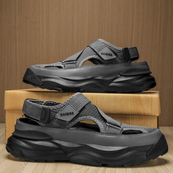 Elegante heren zomerslippers Elian in designerlook, perfect voor strand, vakantie of thuis. Licht en comfortabel.