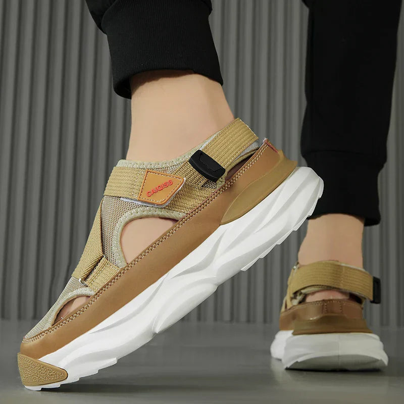 Vakantieklare uniseks Elian zomerslippers, lichtgewicht & comfortabel voor strand of zwembad. Trendy designerlook.