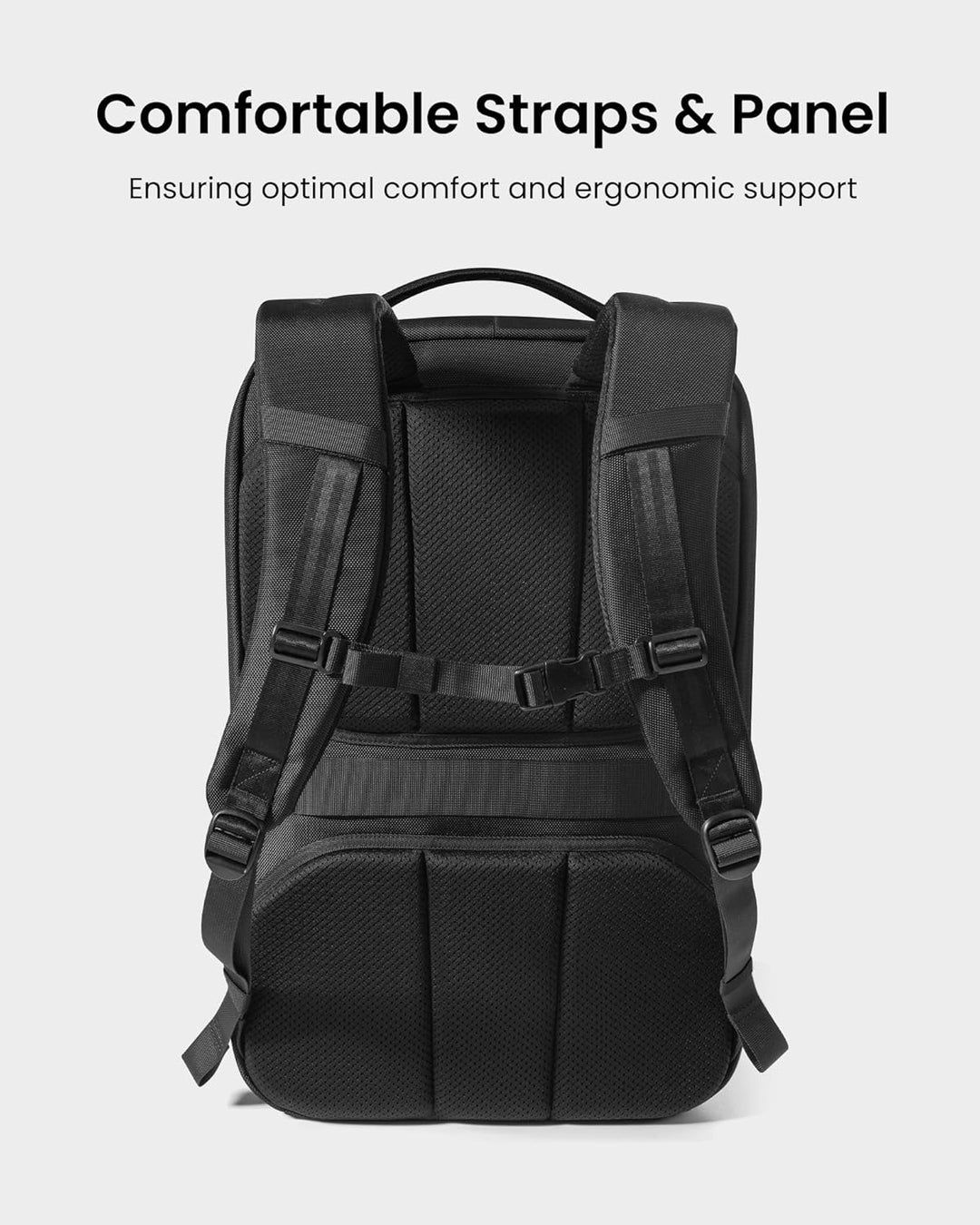 Veelzijdige 38L unisex reisrugzak met laptopvak en organizer, ideaal als handbagage voor elke trip.