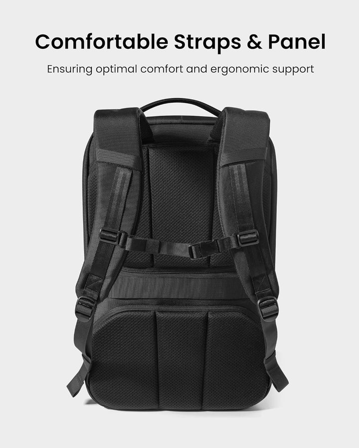 Veelzijdige 38L unisex reisrugzak met laptopvak en organizer, ideaal als handbagage voor elke trip.