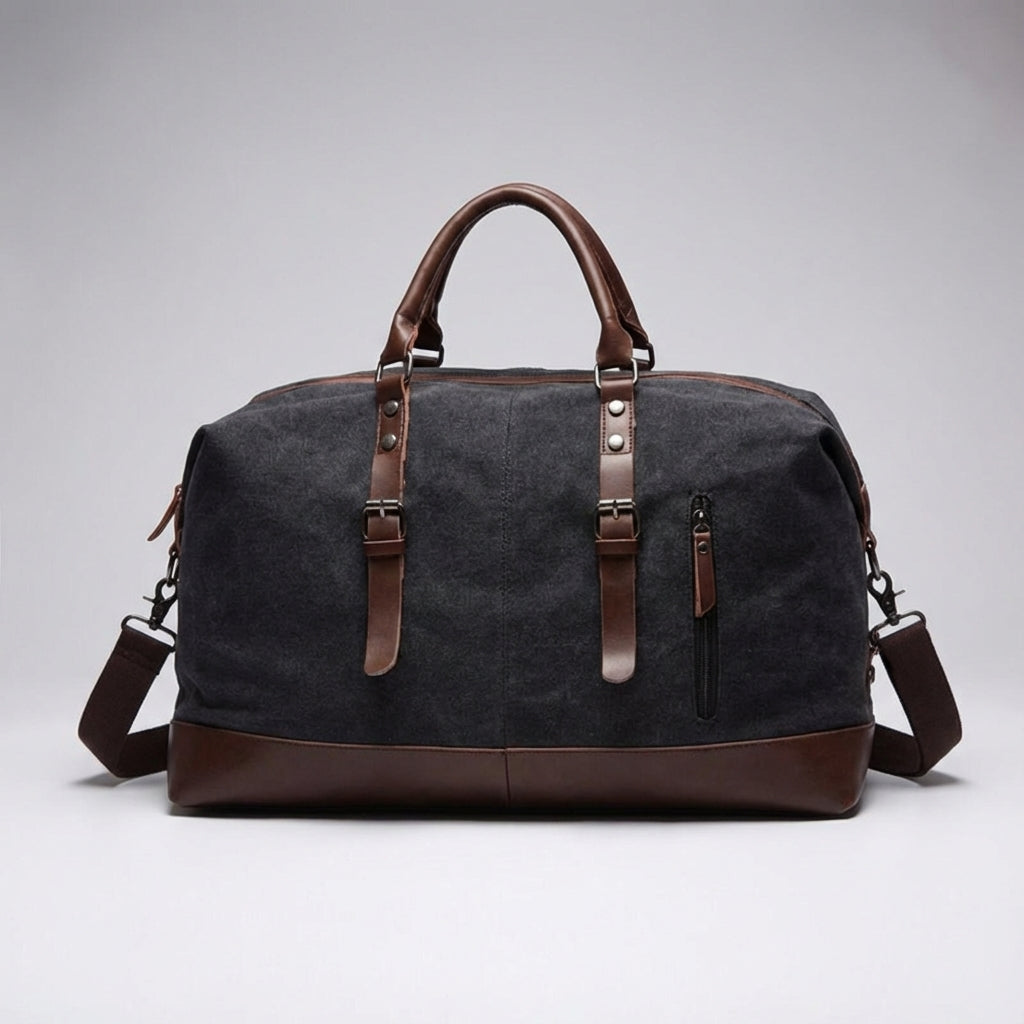Ruime unisex duffelbag (50L) van Wanderon, geschikt voor reis en sport. Comfortabel te dragen.