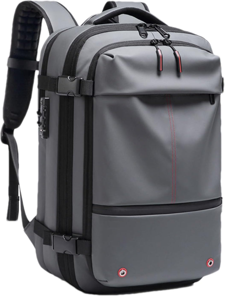 Trivora Air Vacuum 60L reisrugzak. Maximaliseer ruimte met vacuümcompressie en laptopbescherming.