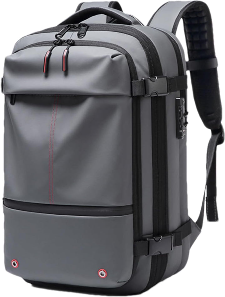 Essentiële waterdichte reisrugzak 60L met laptopcompartiment voor al je reizen en avonturen.