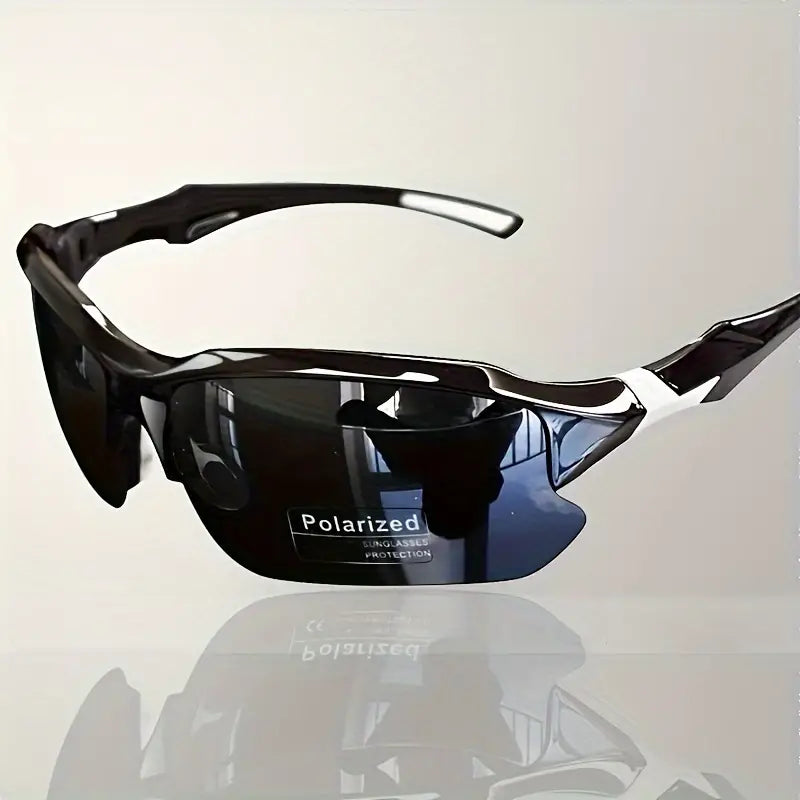 Unisex AdventureVision gepolariseerde sportzonnebril voor fietsen en hardlopen, met UV-bescherming.