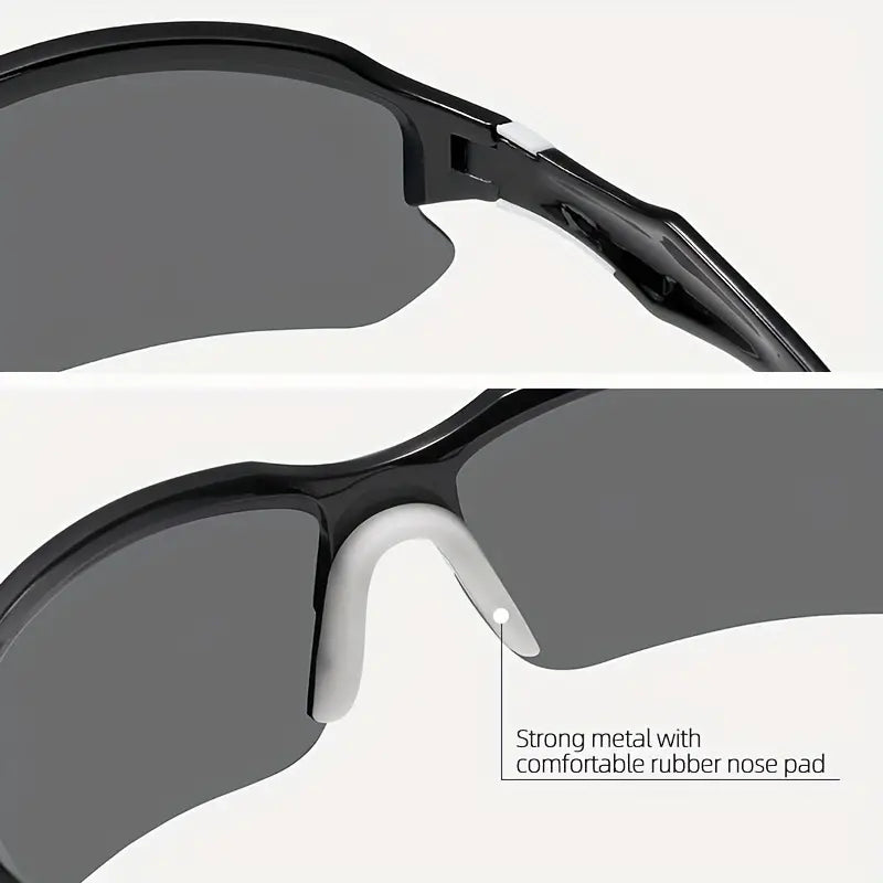 Unisex AdventureVision sportbril met 100% UV-bescherming, perfect voor elke actieve sporter outdoor.