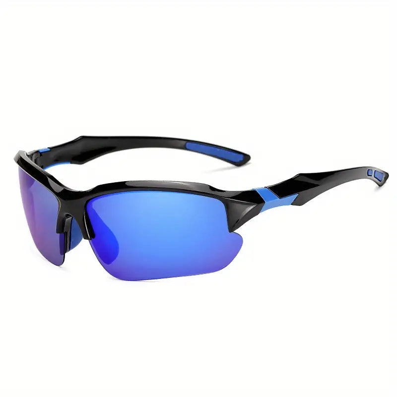 AdventureVision sportzonnebril (€20) met gepolariseerde glazen; optimale prestaties en UV-bescherming.