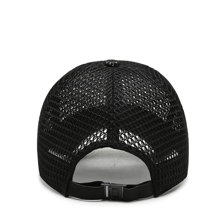 Stijlvolle unisex zomerpet, de AeroBreeze. Comfortabel en ademend, met snapback sluiting. Geschikt voor iedereen.