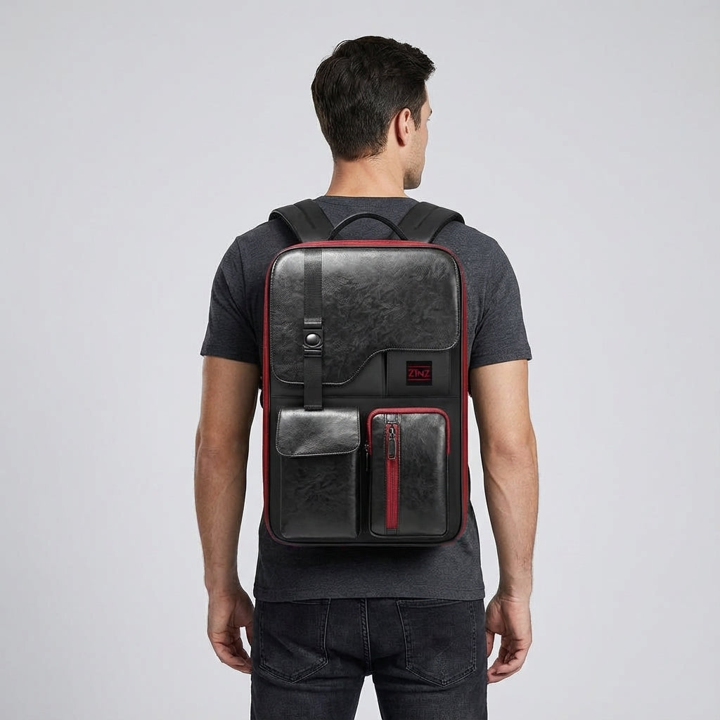 Veilige anti-diefstal zakelijke rugzak, waterdicht en unisex. Ideaal voor pendelen met waardevolle spullen.