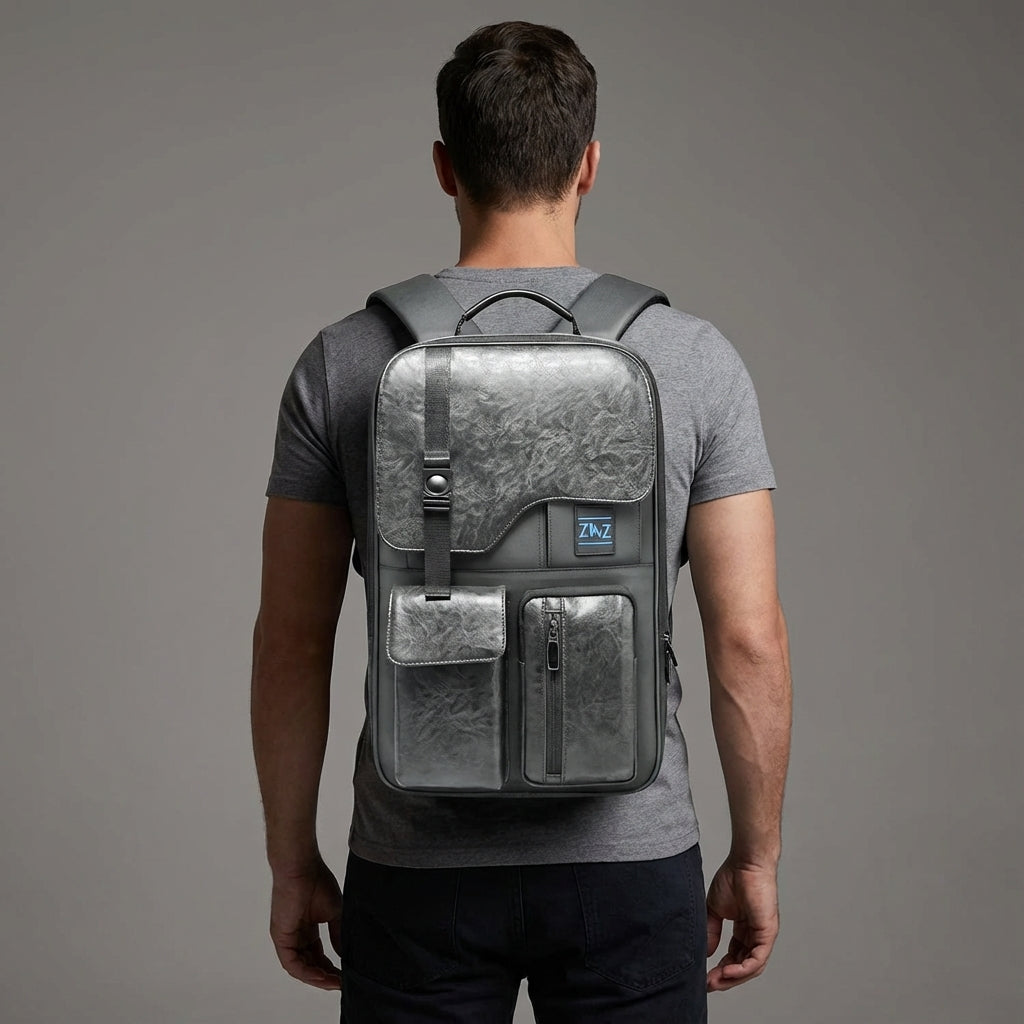 Professionele waterdichte zakelijke rugzak met laptopvak, anti-diefstal beveiligd. Comfortabel voor dagelijks pendelen.