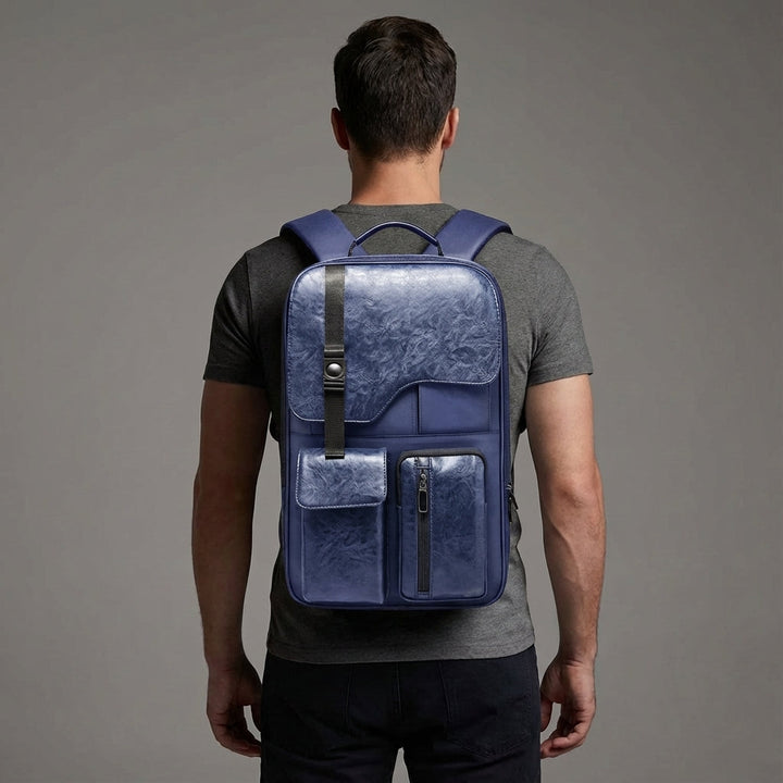 Stijlvolle unisex anti-diefstal rugzak, waterdicht en uitbreidbaar. Essentieel voor werk, school en zakenreizen.