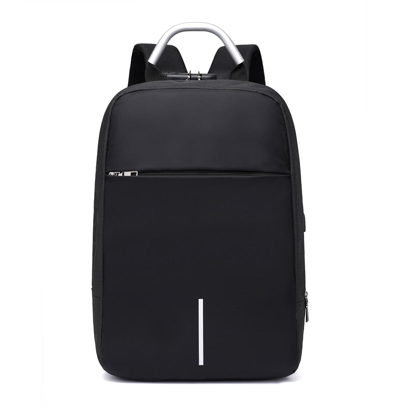 Moderne unisex rugzak, perfect voor dagelijks gebruik. Anti-diefstal, waterdicht en met USB-oplaadfunctie.