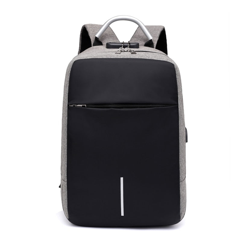 De SafeCarry anti-diefstal rugzak: waterdicht, met USB-oplader en speciaal vak voor laptops en tablets.